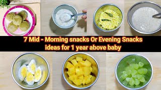 Mid Morning Snacks Or Evening Snacks For 1 year above babies & Kids/Sana, s recipe