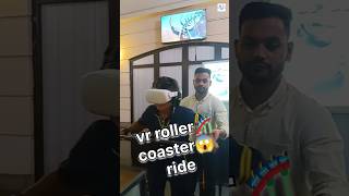 vr funny moment 😂 vr roller coaster ride😱🎢 #vrfails #funn #rollercoaster #vrgame #vr360 #vr #vrvideo