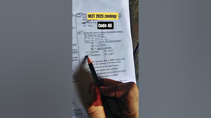 Q NO-117 NEET 2025 zoology Code 45 #neet #motivation #ncert #study