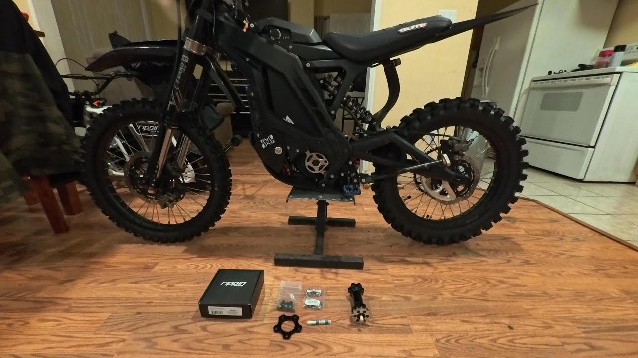 Installing Rippin Moto Wide Tire Chain Spacer Kit For Surron And Eride ...