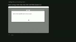 Claude Code on the Web Writes Programs for a 1984 Macintosh