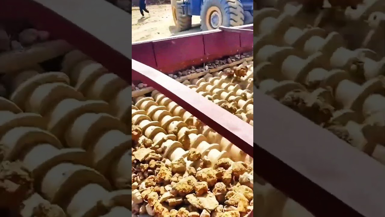 wobbler feeder for sticky bulk material roller screen for limestone coal