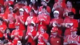 One guy is REALLY enjoying his hat