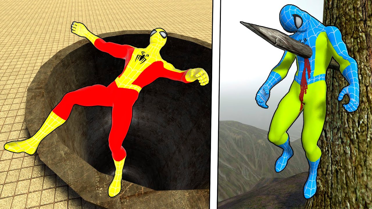 Spiderman Euphoria Ragdoll Physics: The Best Epic NPC Falls! Compilation 