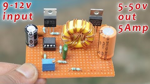 Homemade Powerful Buck - Boost Converter