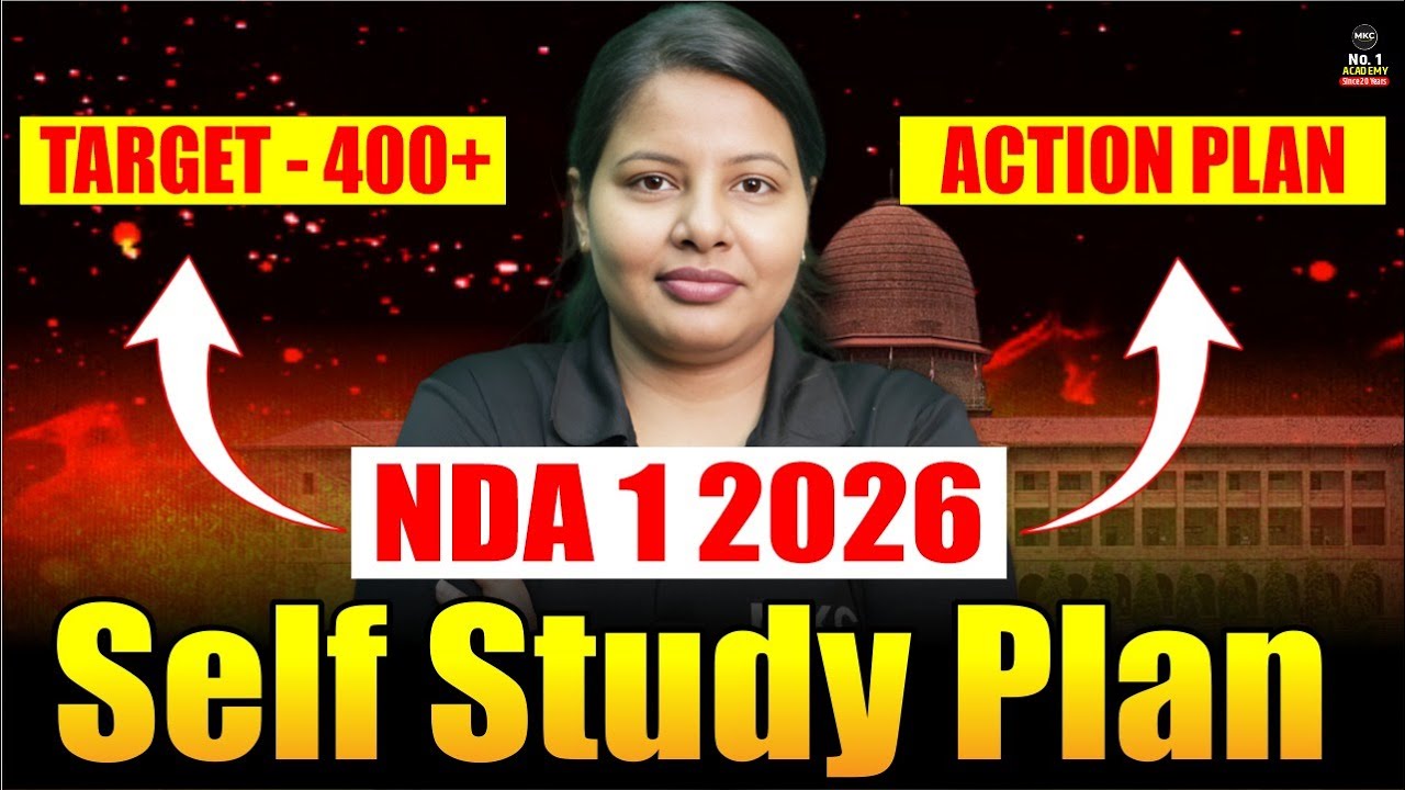 NDA Self Study Plan 2026 | NDA 1 2026 Self Study | How to Crack NDA ...