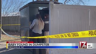 Baby found alive in dumpster in Greenville, NC
