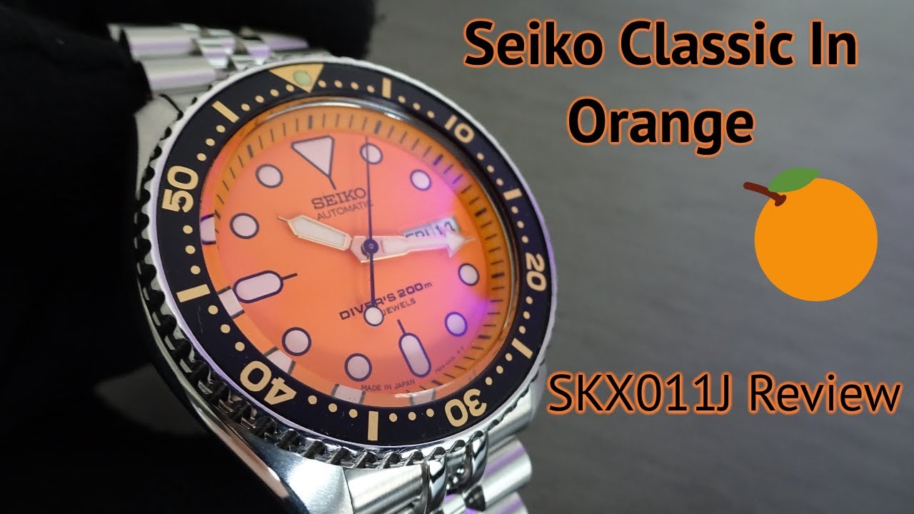 Can You Rock The Orange Dial? Seiko SKX011J Review - YouTube