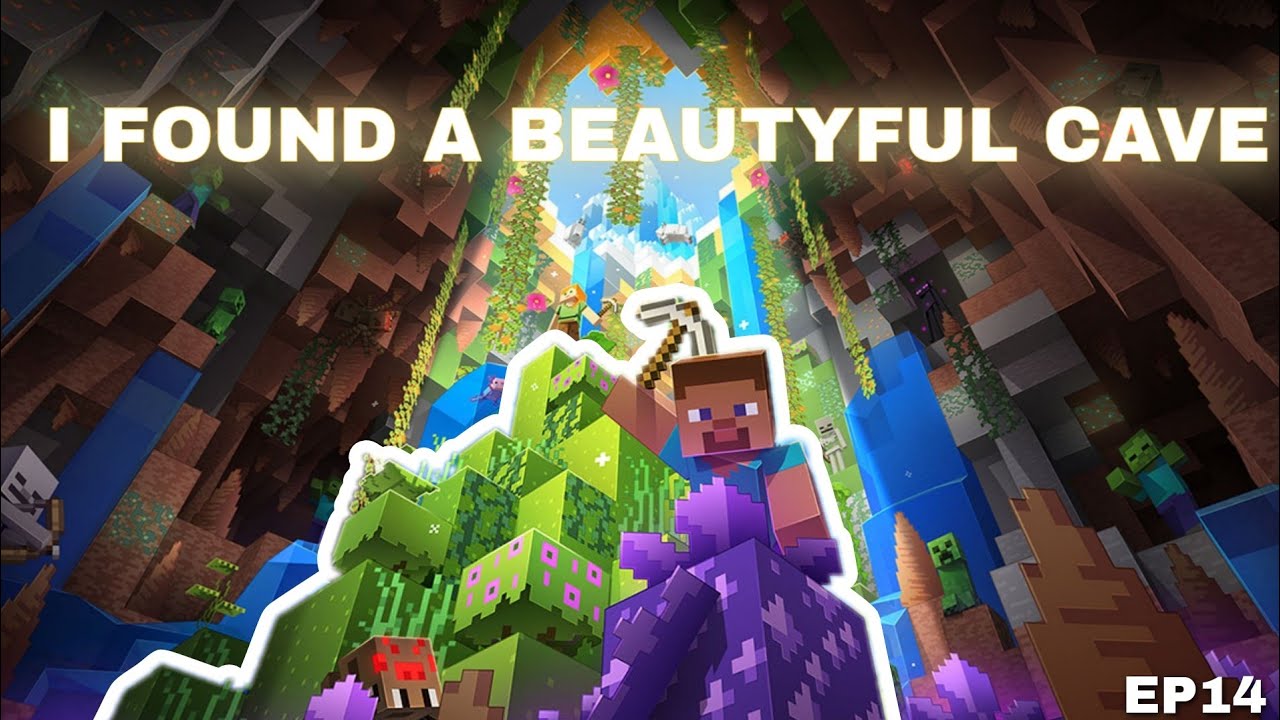 I FOUND A BEAUTIFUL CAVE | MINECRAFT SURVIVAL EPISODE 14 | #minecraft ...