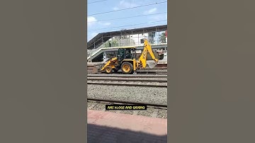 JCB On Railway Track || Ams vlogs and gaming