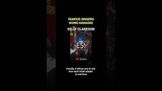 Ariana Grande &amp; Kelly Clarkson Doing Karaoke! Watch full video for more clips and singers
