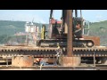 Construction of cable-stayed bridge in Vladivostok - film, January 2012