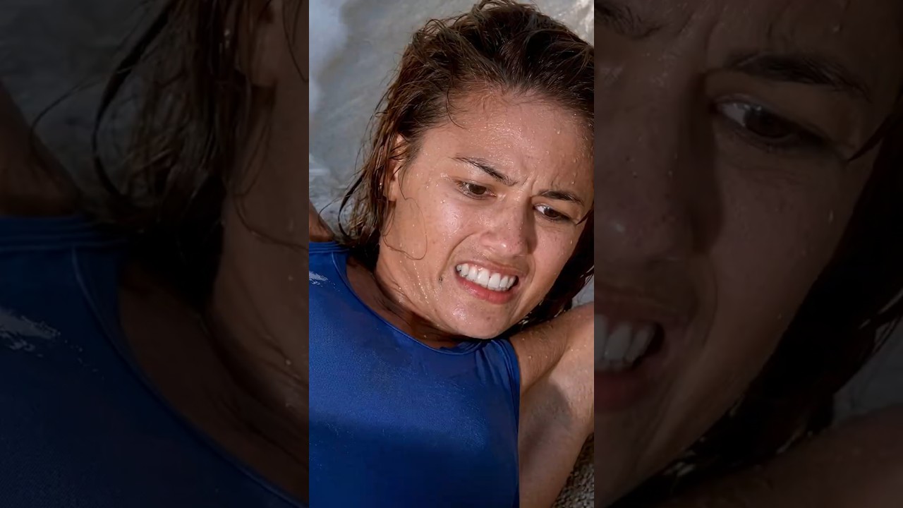 زحليقة مائية انهارت وبنت بقت معلقة فوق الموت قبل ما المدرب يلحقها في آخر ثانية 😳