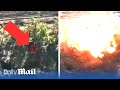 Ukrainian FPV drones blow up Russian ammunition depot around Verbove