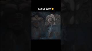 BAKI HANMA VS BICKIT OLIVA 😈 #anime #viral #baki fight #oliva