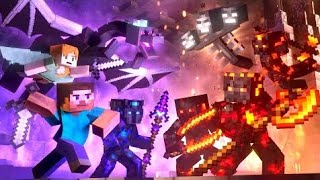 Nether VS The End - Alex and Steve Life (Minecraft Animation)