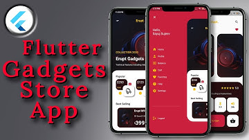 Gadgets Store App UI with Animations - Flutter Complete Tutorial - E-Commerce app - App from Scratch