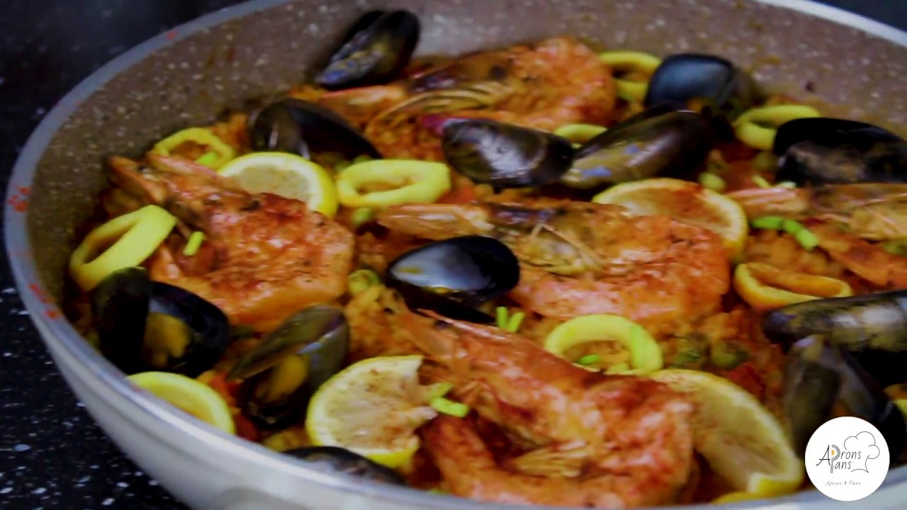 Seafood Paella Recipe YouTube