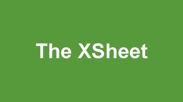 Opentoonz Tutorial 3 The XSheet