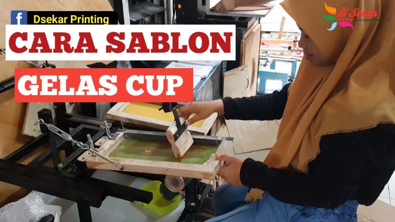  alat  sablon  gelas  cup 22oz YouTube