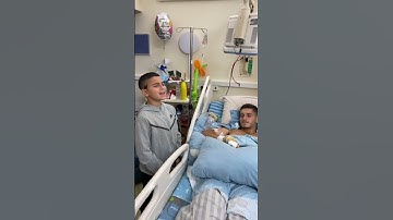 Thumbnail of He sings to the IDF soldier, who was wounded in battle, and make him happy #israel