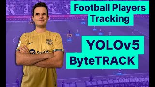 Football Players Tracking | YOLOv5 + ByteTRACK | Google Colab | stepbystep Tutorial