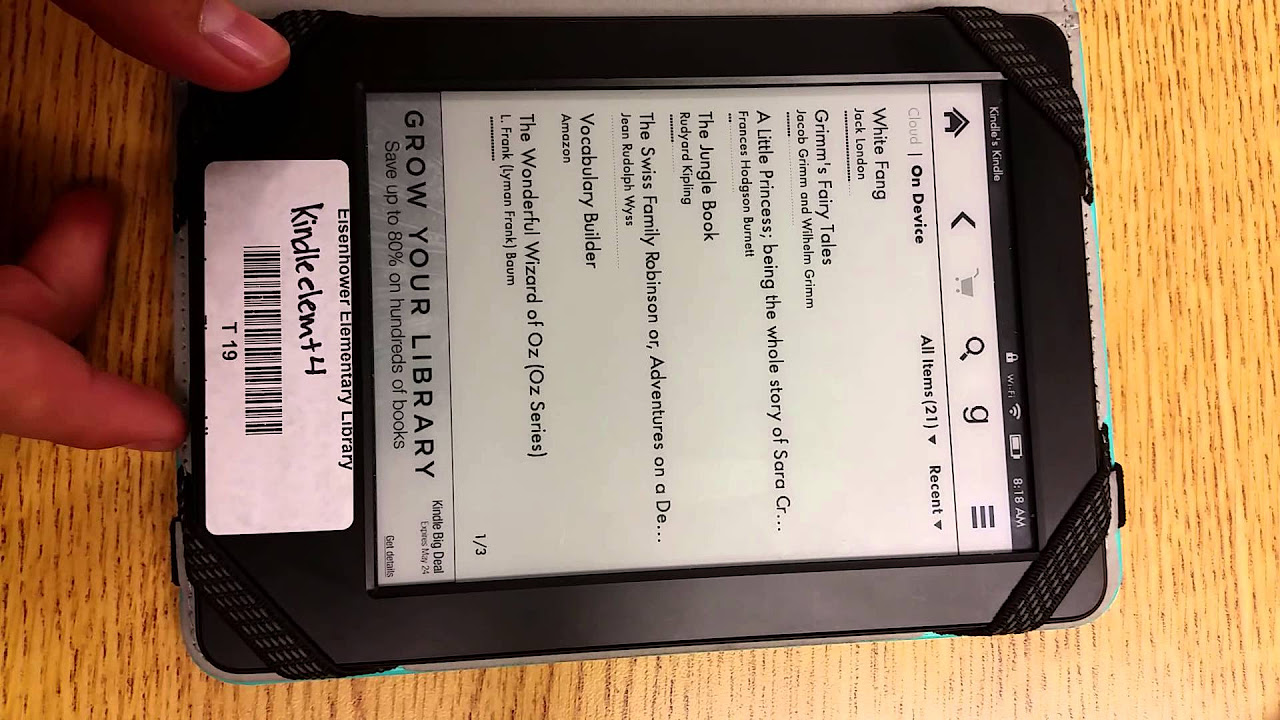  Update Turn On and Off Kindle (also sleep mode)