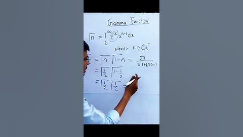 Gamma function short tricks |  #Shorts