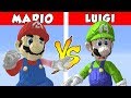 MARIO vs LUIGI – PvZ vs Minecraft vs Smash