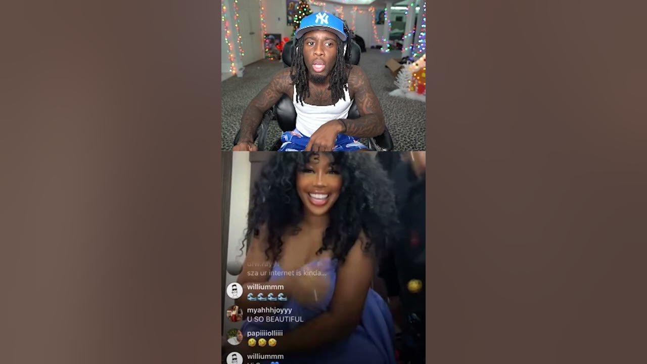 SZA Says Hi To Kai Cenat😏