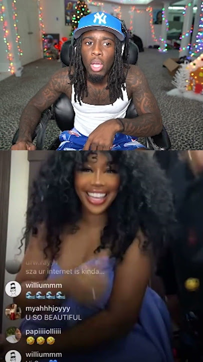 SZA Says Hi To Kai Cenat😏
