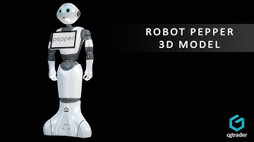 Robot Pepper 3D Model