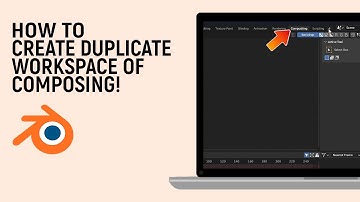 How to Create a Duplicate Workspace of Compositing Window in Blender [easy]