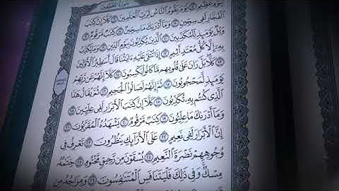 سورة🌺 المطففين  🌺 مكتوبة للشيخ ♕ صلاح بوخاطر ♕ المصحف المرتل كاملا