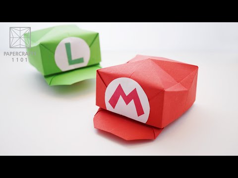 Video: Papīra mario origami karalis?