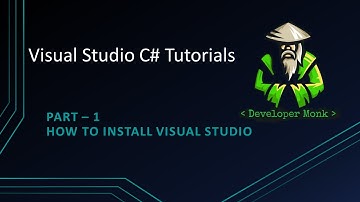 Part-1 How to Install Visual Studio | C# Tutorial From Beginners to Advance