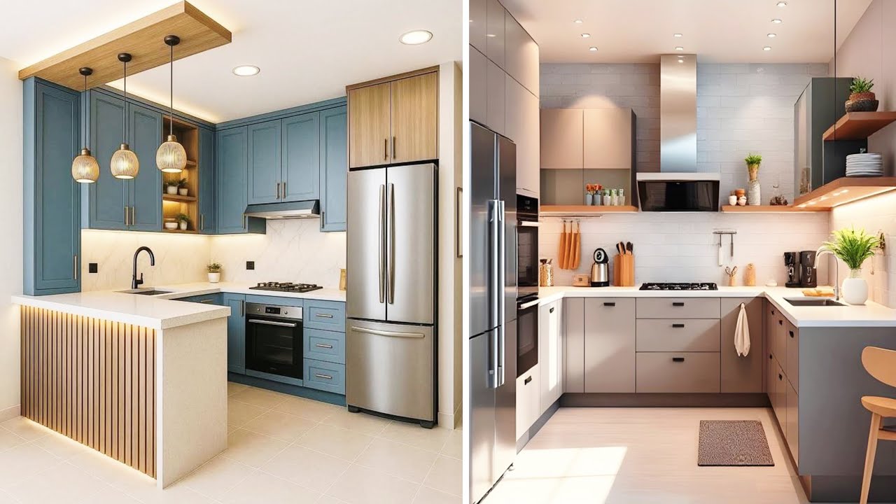 modern small kitchen design ideas 2026 | Kitchen cabinet Design ...