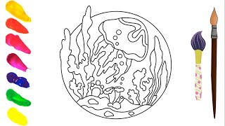 HOW TO COLOR SCYPHOZOA.mp4 screenshot 4