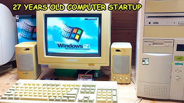 Windows 95 Boot Up on a 1997 Computer – Pure Nostalgia!