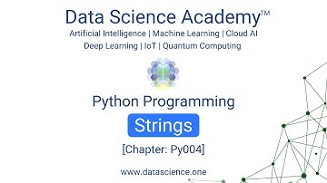 Python Programming for Beginners Py004: Introduction to Strings