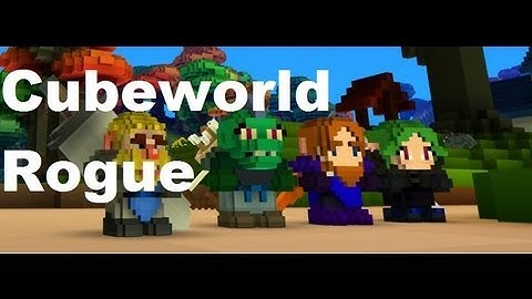 Cubeworld Rogue Gameplay - Starting out Basics and Combat!