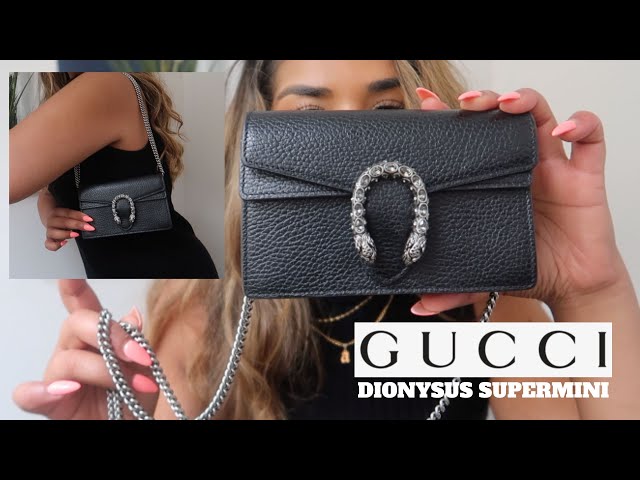 GUCCI DIONYSUS SMALL SHOULDER BAG REVIEW #gucci #review #dionysus #luxury  #guccibag #whatsinmybag 