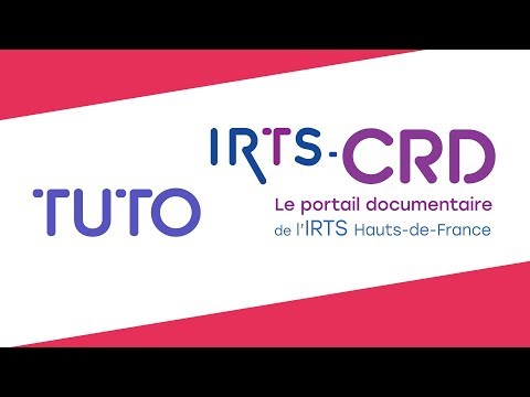 Tutoriel ENFIS IRTS CRD