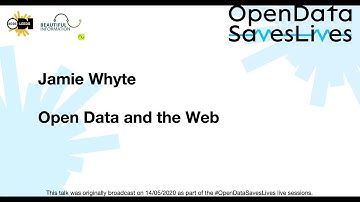 #OpenDataSavesLives - Jamie Whyte
