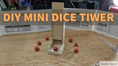 Mini Dice Tower