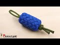 Globe knot wine cork key fob- 88 facets