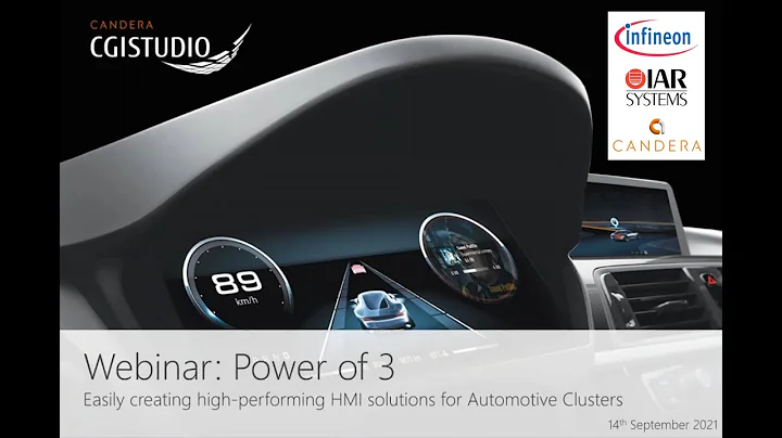 Webinar: “Power of 3” - HMI solutions for Automotive Clusters with Infineon, IAR & Candera