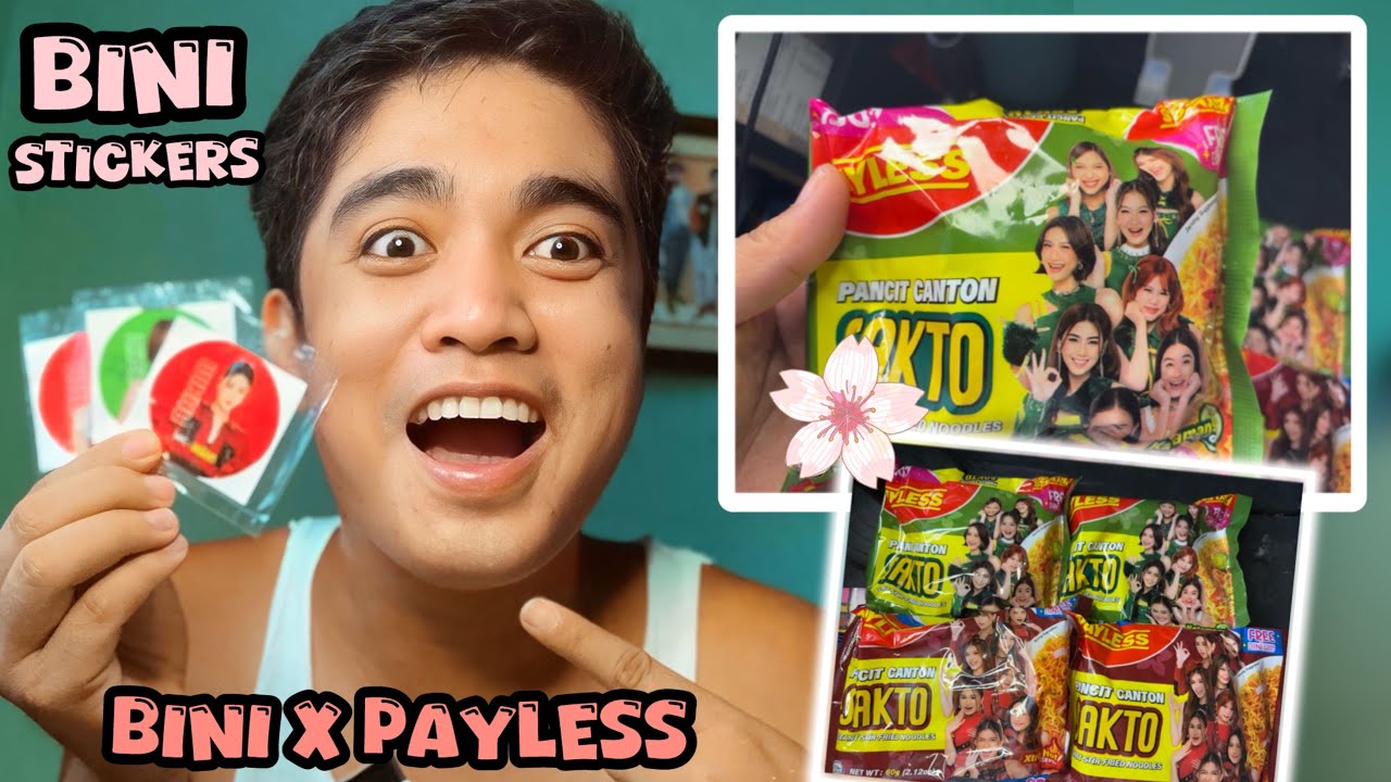 BINI X PAYLESS | PAYLESS PANCIT CANTON FREE BINI  STICKER INSIDE 🌸