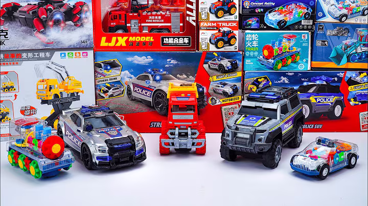 Unboxing R/C Dickie Toys Street Force Police Car, Police SUV 1:64, Dumper Truck Toy
