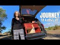 Solo Female Starts To Rebuild Her Life By Moving Into a Self Converted Minivan | VAN TOUR